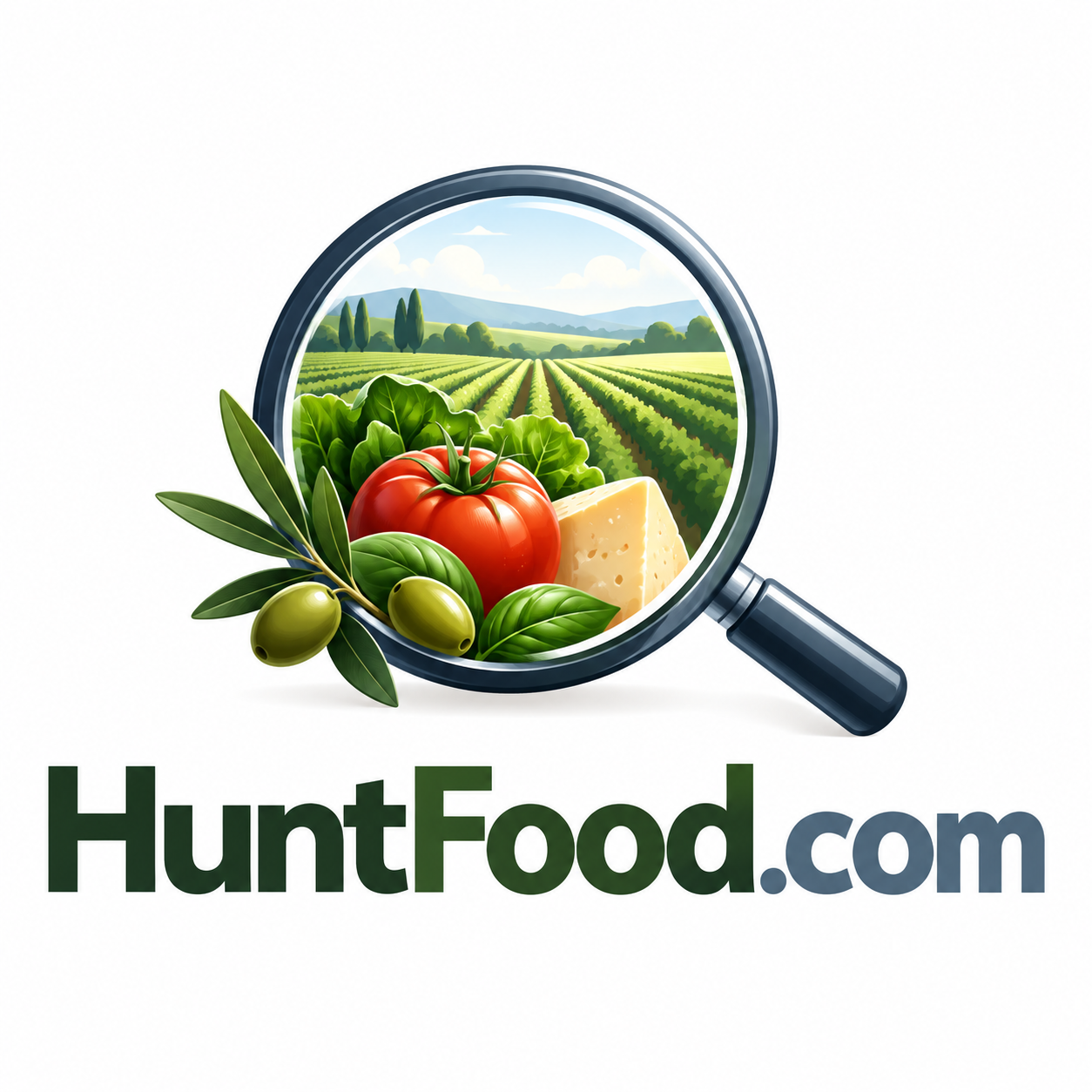 HuntFood.com domain name artwork